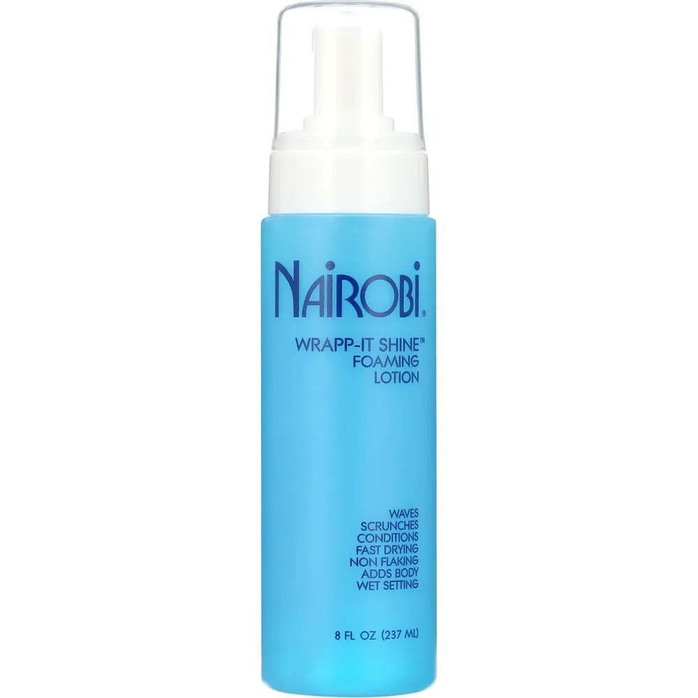 Nairobi Wrapp-It Shine Foaming Lotion - Styling Hold and Shine 8 Oz