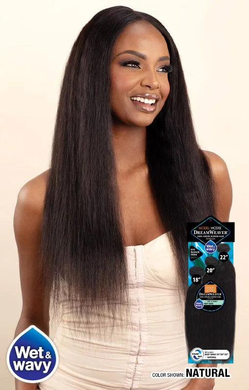 Model Model Dream weaver (previously Fresh) Wet & Wavy 100% Virgin Remy Weaving Deep Wave 7PCS