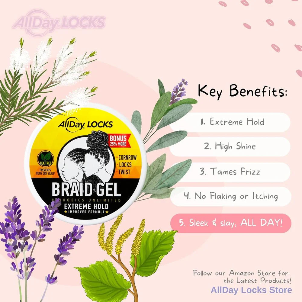 All Day Locs Braid Gel - Extreme Hold