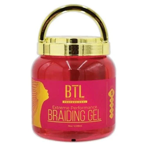 BTL Braiding Gel Extreme - Strong Hold Lightweight Formula for Braids Locs Twists