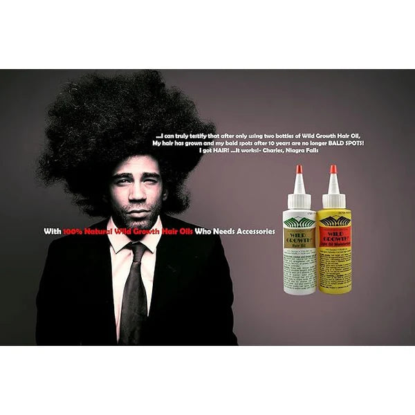 Wild Growth Hair Oil & Light Moisturizer - 4oz