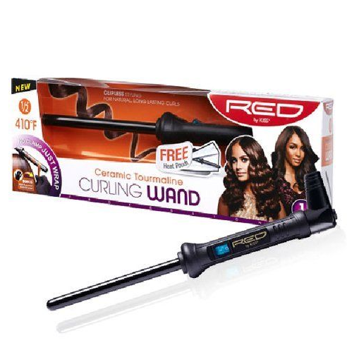 Red by Kiss Ceramic Tourmaline Curling Wand