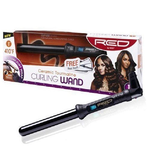 Red by Kiss Ceramic Tourmaline Curling Wand