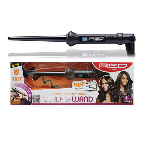 Red by Kiss Ceramic Tourmaline Curling Wand