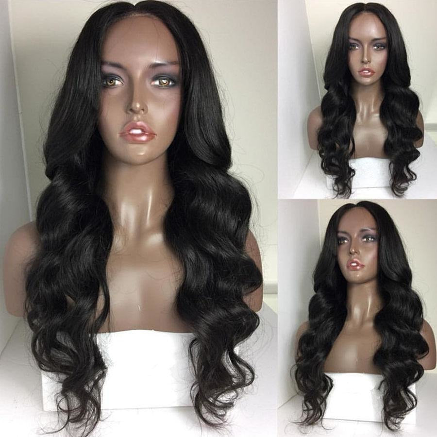 10A Grade Glueless Full Lace Wigs 100% Virgin Hair ( Body Wave )