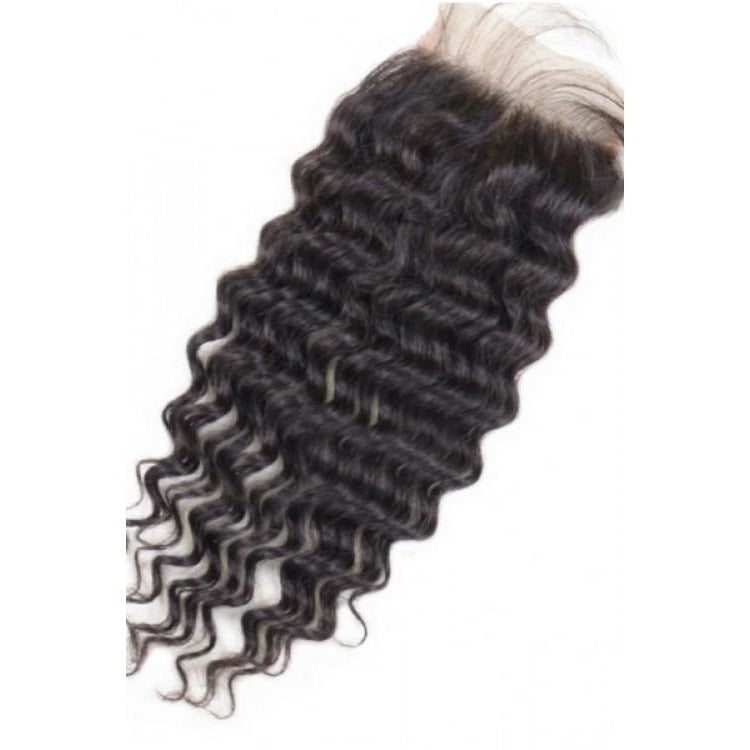 10A Grade 4*4 Lace Closure 100% Virgin Hair - Loose Deep