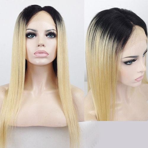 Ombre 1b/613 Full Lace Wigs 100% Virgin Hair