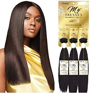 Outre Mytresses Gold Label NATURAL STRAIGHT WEAVE ( 3 bundles deal )