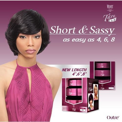 Outre Velvet Remi Tara 4-6-8 100% Remi Human Hair Weave