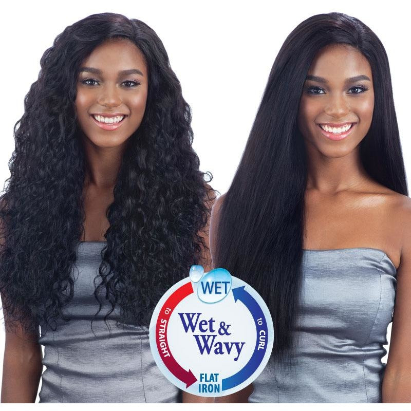 Model Model Nude Fresh Wet & Wavy 100% Virgin Remy Weaving Natural Wavy 7PCS