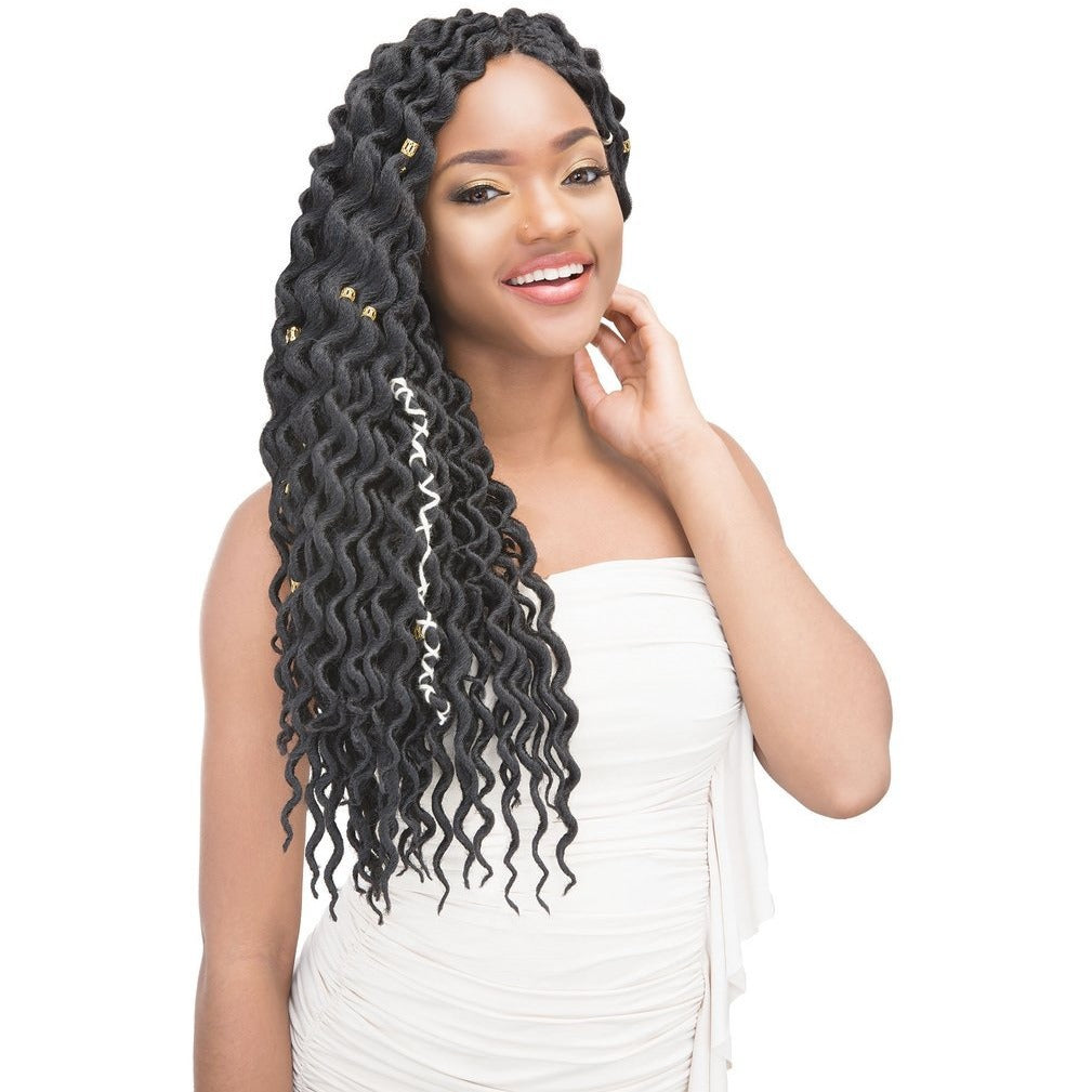JANET COLLECTION 2X MAMBO NATURAL COILY LOCS 18″