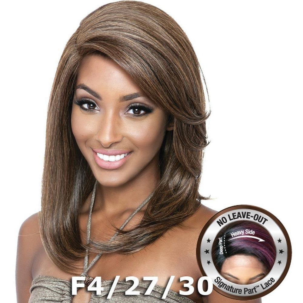 Brown Sugar Human Hair Blend Soft Swiss Lace Wig - BSS202