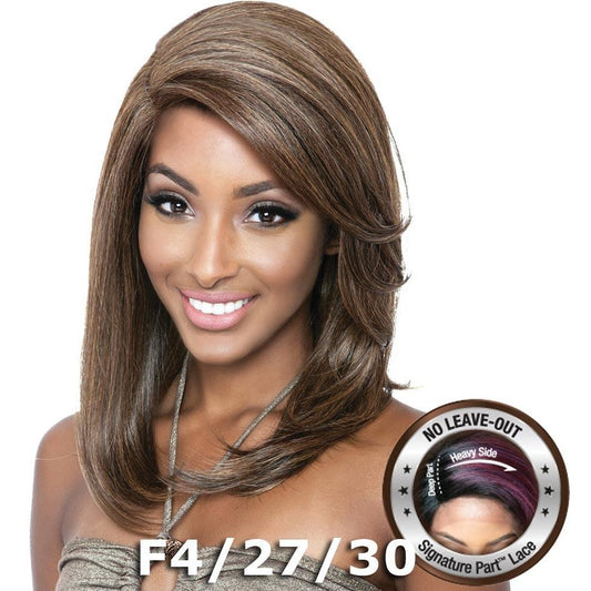 Brown Sugar Human Hair Blend Soft Swiss Lace Wig - BSS202