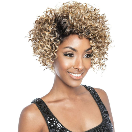 Brown Sugar Human Hair Blend Soft Swiss Lace Wig - BSS204