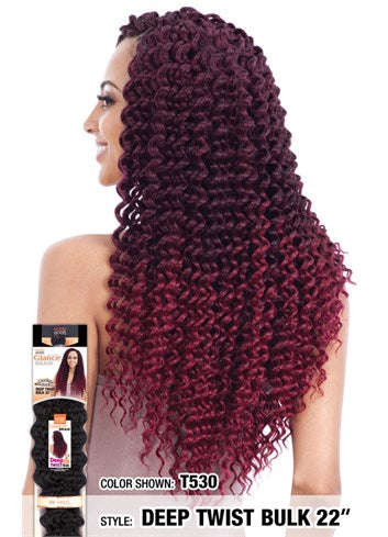MODEL MODEL GLANCE  SYNTHETIC HAIR CROCHET BRAIDS DEEP TWIST 22"