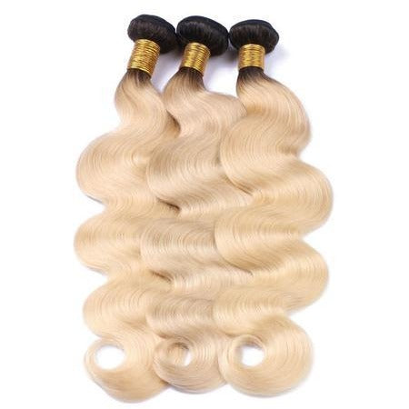 Russian 1b/613 Ombre Blonde 100% Full Cuticle Virgin Hair Body Wave