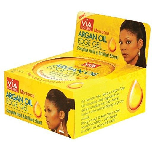 Via Natural Moroccan Argan Oil X3 Edge Gel 2 oz