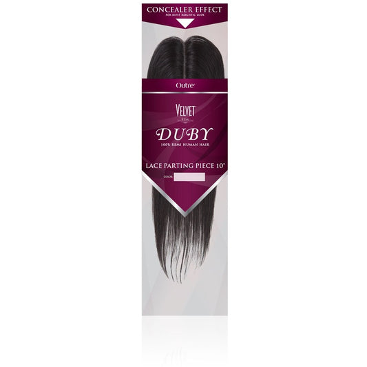 Velvet Duby Lace Parting Piece 10" - Color 4 - Remi Closure - Closed Invisible Part