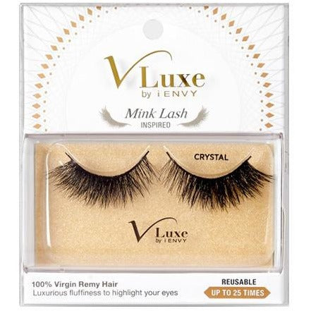 V-LUXE BY KISS I ENVY VIRGIN REMY TAPERED END MINK EYELASHES