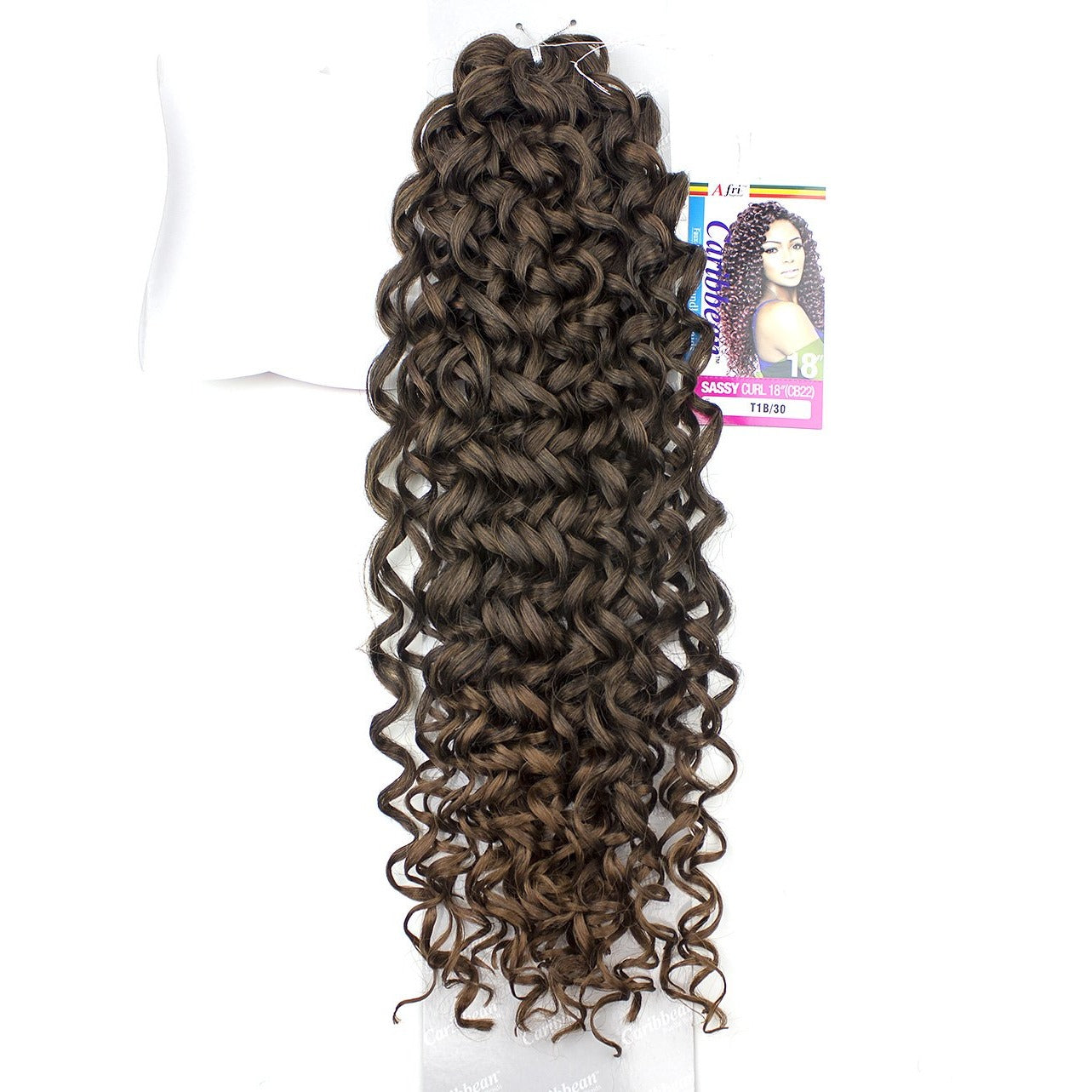 Afri Naptural Caribbean SASSY CURL 18"  Crochet Braid