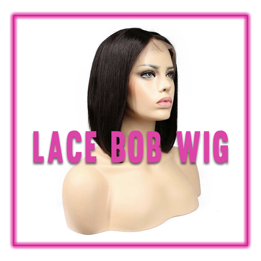 Bob LACE WIG ( 100% HUMAN Hair )