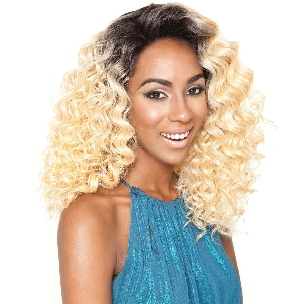 Brown Sugar Human Hair Blend Soft Swiss Lace Wig - BS605