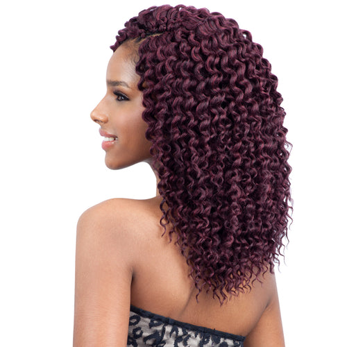 FREETRESS SYNTHETIC HAIR CROCHET BRAIDS DEEP TWIST 10"