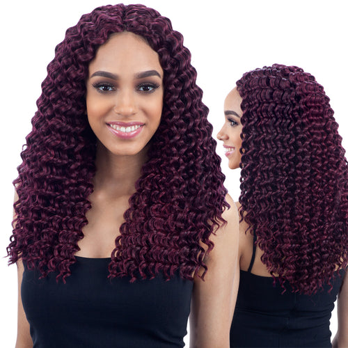 FREETRESS SYNTHETIC HAIR CROCHET BRAIDS DEEP TWIST 14"