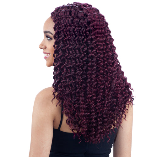 FREETRESS SYNTHETIC HAIR CROCHET BRAIDS DEEP TWIST 14"