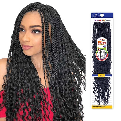 FREETRESS SYNTHETIC HAIR CROCHET BRAIDS BOHO HIPPIE BRAID 22"