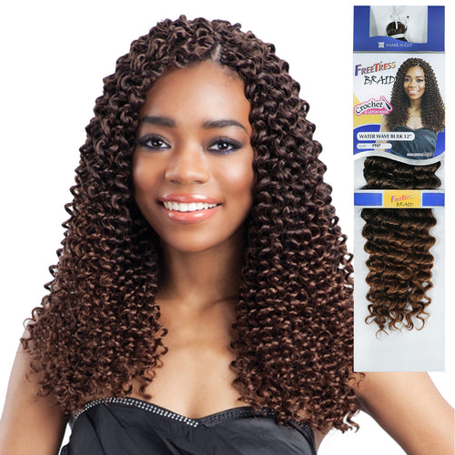 FREETRESS SYNTHETIC HAIR CROCHET BRAIDS WATER WAVE 12"