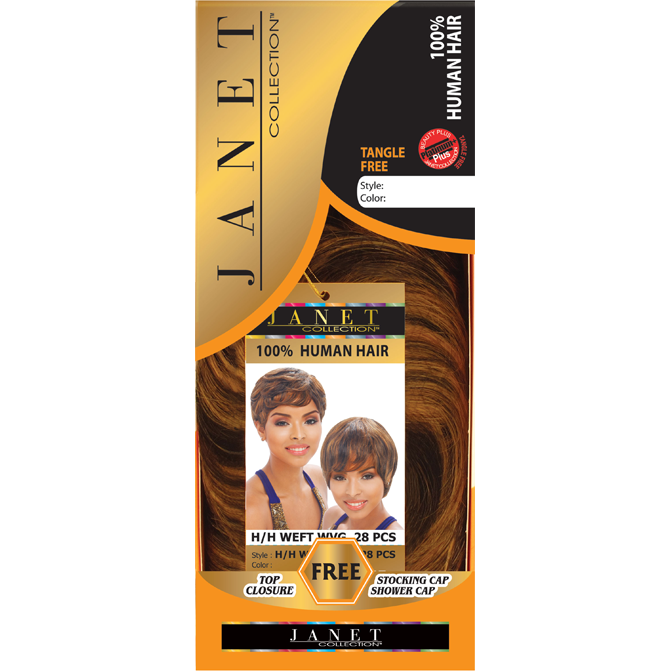 Janet Collection 100% Human Hair Weft WVG 28 PCS
