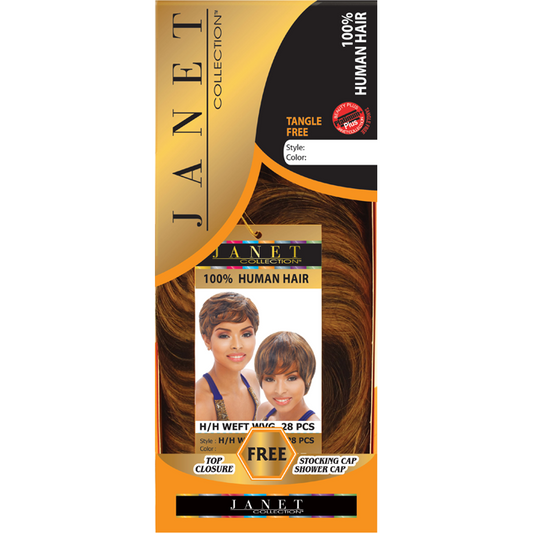 Janet  Collection 100% Human Hair Weft WVG 28 PCS