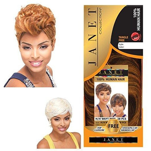 Janet Collection 100% Human Hair Weft WVG 28 PCS
