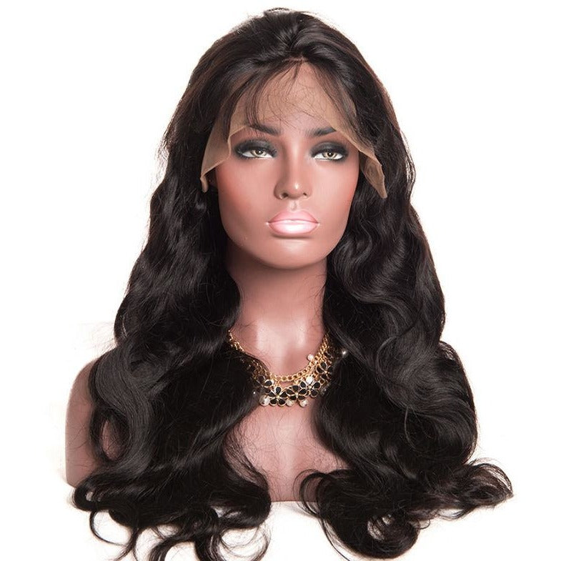100% Human Hair Lace Front wigs ( Virgin hair) Body Wave - 10A Grade