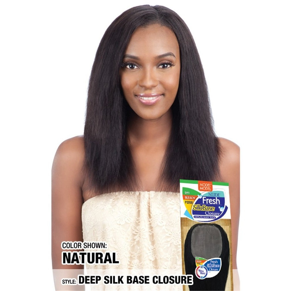 NUDE Fresh LACE CLOSURE ( silk base closure ) 12"