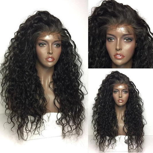 10A Grade Glueless Full Lace Wigs 100% Virgin Hair (Curly)