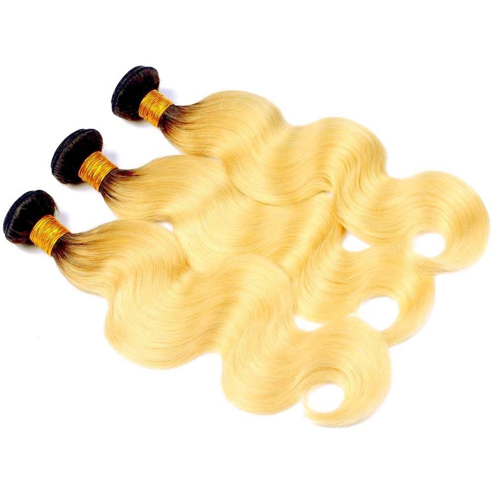 10A Grade Blonde #1b/613 Body Wave 100% Virgin Hair Bundle