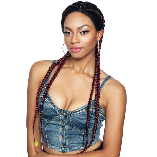 RED CARPET PREMIERE GHANA BRAID LACE FRONT WIG RCBG01 HERA 28 INCH