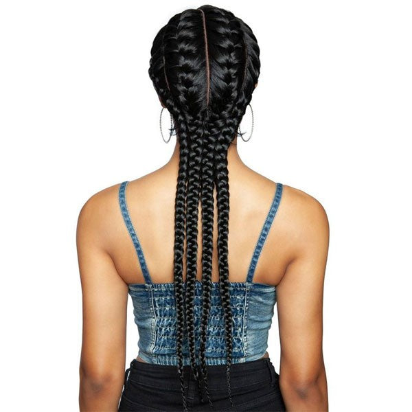 RED CARPET PREMIERE GHANA BRAID LACE FRONT WIG RCBG01 HERA 28 INCH