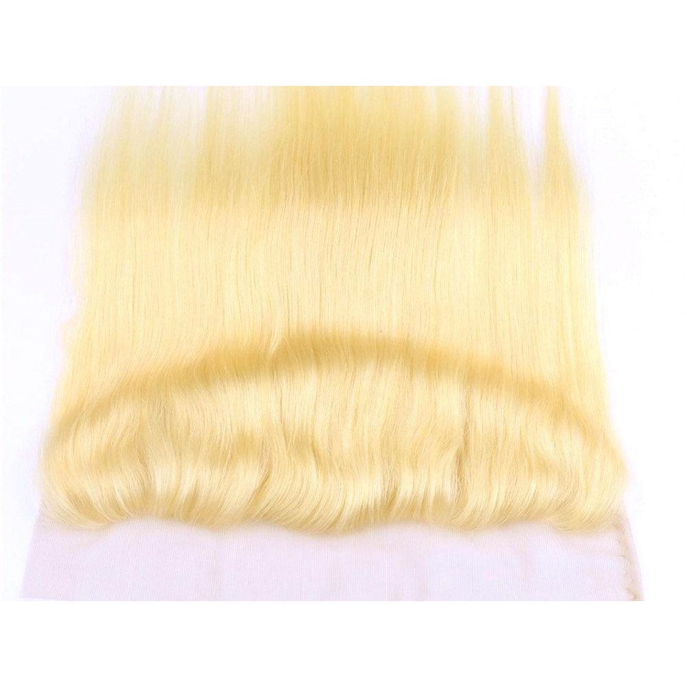 10A Grade 13*4 Blonde Lace Frontal #613 100% Virgin Hair