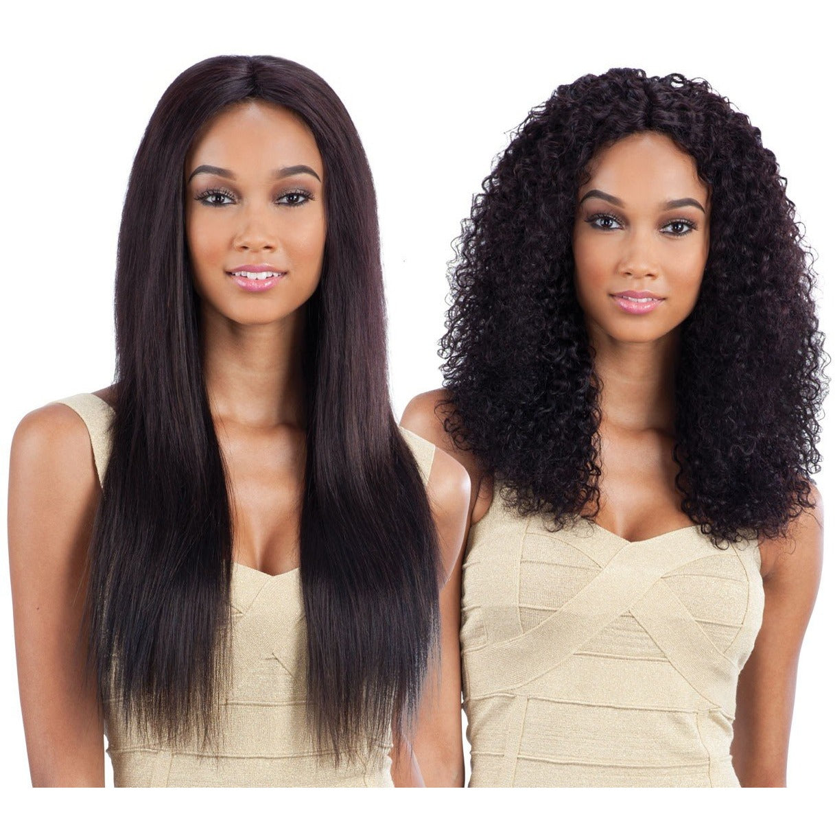 Model Model Nude Fresh Wet & Wavy 100% Virgin Remy Weaving Sassy Curl 7PCS