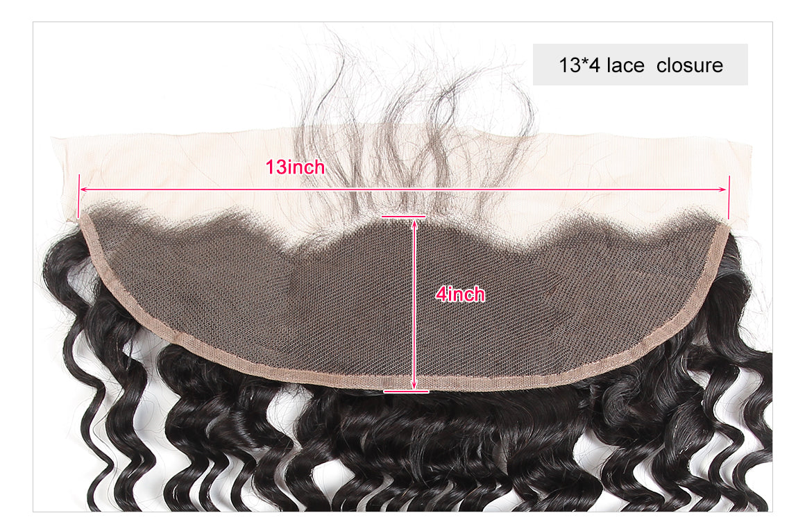 Mink Hair Lace Frontal 13*4 100% Virgin Hair