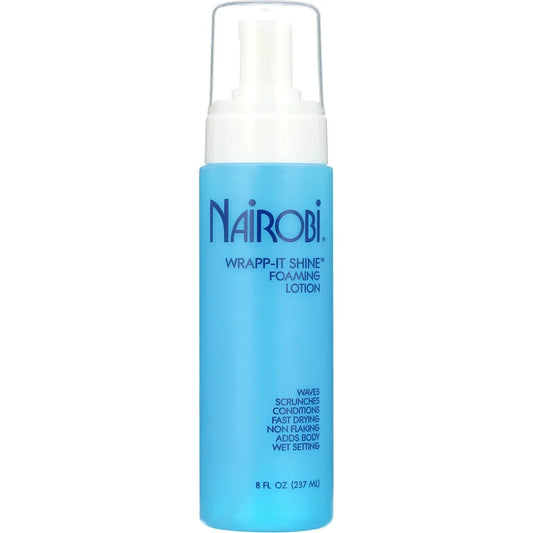 Nairobi Wrapp-It Shine Foaming Lotion - Styling Hold and Shine 8 Oz
