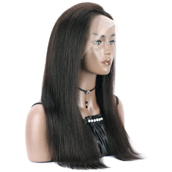 B&B Gold 13x4 100% Brazilian Human Hair Lace Front Wig - Natural Colo