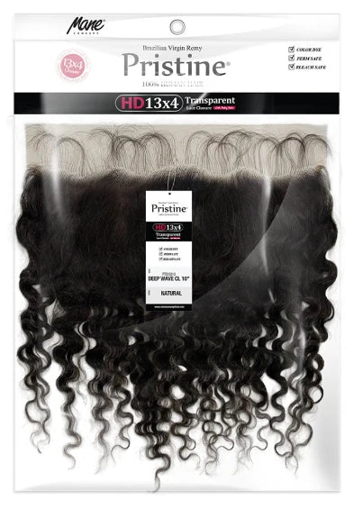 PRISTINE: 13X4" HD FRONTAL CLOSURE 100% UNPROCESSED HUMAN HAIR