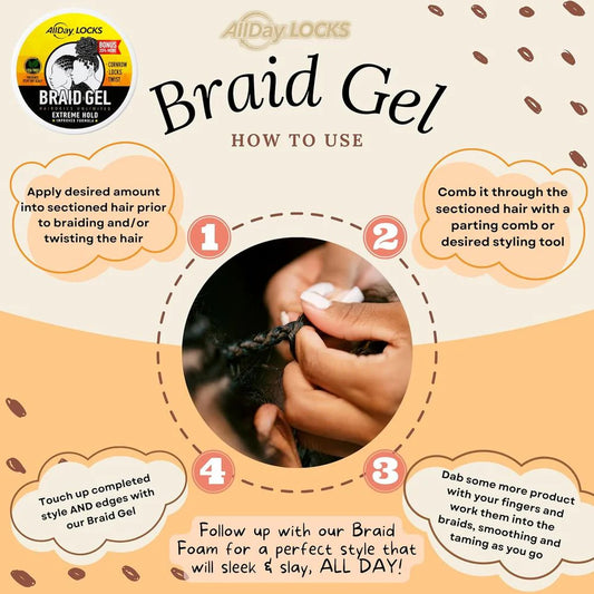 All Day Locs Braid Gel - Extreme Hold