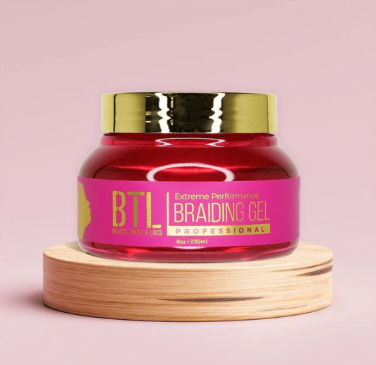 BTL Braiding Gel Extreme - Strong Hold Lightweight Formula for Braids Locs Twists