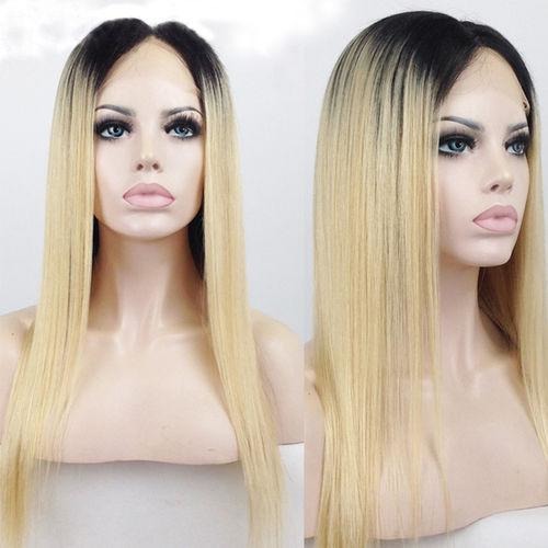 Ombre 1b/613 Full Lace Wigs 100% Virgin Hair