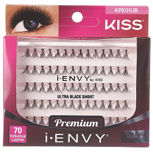 Kiss i-Envy Ultra Black Flare Short Lashes